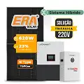Gerador de Energia Solar Hibrido Luxpower Sem Estrutura SGF 37,2KWP ERA 620W LXP-LB-BR 10KW AC TRIF. 220V DC48V BAT. LITIO 25,6kWh