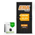 Gerador de Energia Solar On Grid Growatt Telhado Ondulado SGF 5,90KWP ERA N-TYPE MONO 590W MIN X2 7.5KW 2MPPT MONO 220V