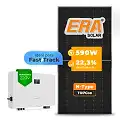 Gerador de Energia Solar On Grid Sungrow Telhado Fibro Parafuso Madeira SGF 8,26KWP ERA N-TYPE MONO 590W SG RS-L 7.5KW 2MPPT FAST TRACK MONO 220V