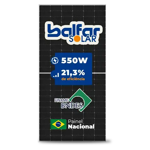 Foto 5 - Gerador de Energia Solar On Grid Sungrow Telhado Fibro Parafuso Metal SGF 6,60KWP BALFAR FINAME 550W SG RS-L 6KW 2MPPT MONO 220V