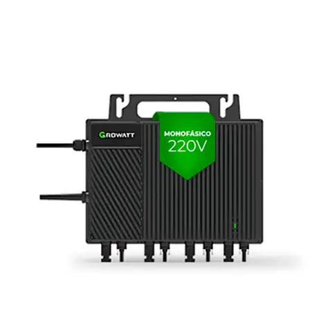 Foto 4 - Gerador de Energia Solar Microinversor Growatt Sem Estrutura SGF 4,72KWP ERA N-TYPE MONO 590W NEO 2KW 4MPPT MONO 220V COM CABO 