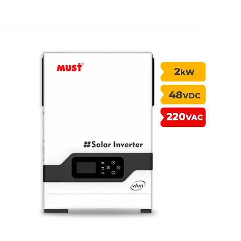 Foto 4 - Gerador de Energia Solar Retrofit Must Sem Estrutura SGF 1,18KWP ERA 590W VHM 3KW AC220V DC48V BAT. LITIO 5.12KWH 100A